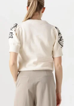 witte fabienne chapot trui edo short sleeve pullover