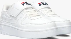 witte fila lage sneakers fxventuno velcro kids