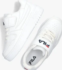 witte fila lage sneakers fxventuno velcro kids