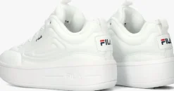 witte fila lage sneakers superbubble