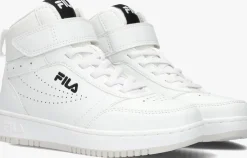 witte fila lage sneakers rega mid kids