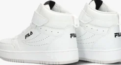 witte fila lage sneakers rega mid kids