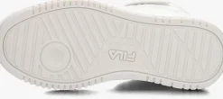 witte fila lage sneakers rega mid kids