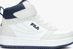 witte fila lage sneakers rega mid kids