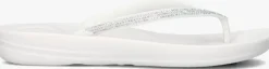 witte fitflop teenslippers iqushion sparkle