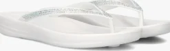 witte fitflop teenslippers iqushion sparkle