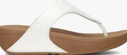 witte fitflop teenslippers lulu leather toe-post