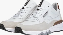 witte floris van bommel lage sneakers sfm-10155
