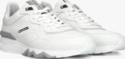 witte floris van bommel lage sneakers sfm-10136 de zager