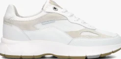 witte floris van bommel lage sneakers sfw-10101