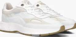 witte floris van bommel lage sneakers sfw-10101