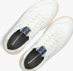 witte floris van bommel sneakers sfm-10166 de okker