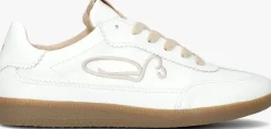 witte fred de la bretoniere lage sneakers pearl sign