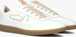 witte fred de la bretoniere lage sneakers pearl sign