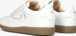 witte fred de la bretoniere lage sneakers pearl sign