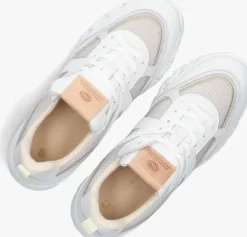 witte fred de la bretoniere lage sneakers nona eef