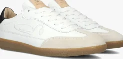 witte fred de la bretoniere lage sneakers pearl sign