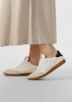 witte fred de la bretoniere lage sneakers pearl sign