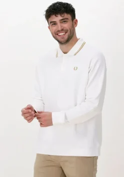 witte fred perry sweater sweatshirt panel polo shirt