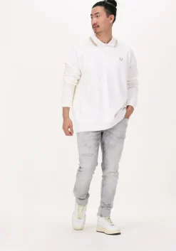 witte fred perry sweater sweatshirt panel polo shirt