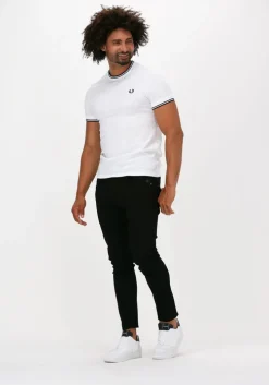 witte fred perry t-shirt twin tipped t-shirt