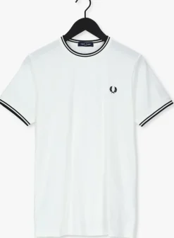 witte fred perry t-shirt twin tipped t-shirt
