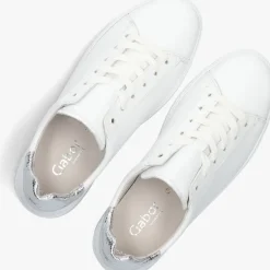 witte gabor lage sneakers 395