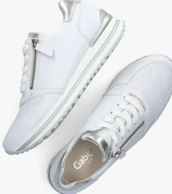 witte gabor lage sneakers 528