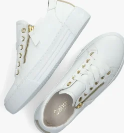 witte gabor lage sneakers 465