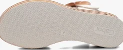 witte gabor platte sandalen 550.2