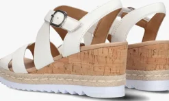 witte gabor sandalen met hak 832