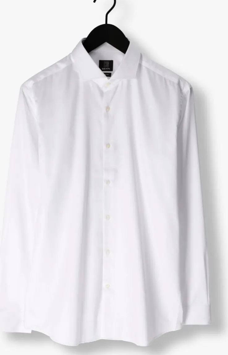 witte genti klassiek overhemd s9254-1109
