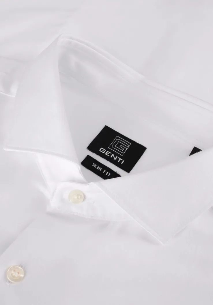 witte genti klassiek overhemd s9254-1109