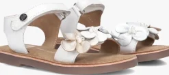 witte gioseppo platte sandalen peeksville