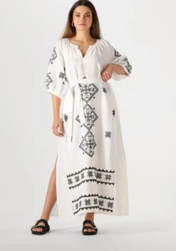 witte greek archaic kori maxi jurk 230652