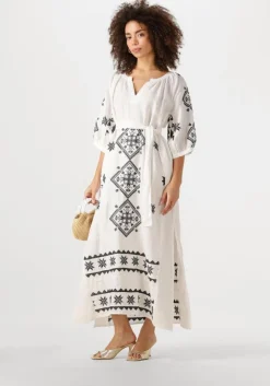 witte greek archaic kori maxi jurk 230652