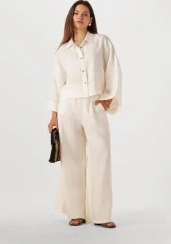 witte greek archaic kori wijde broek 110131