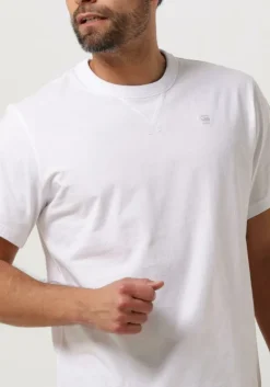 witte g-star raw t-shirt nifous r t