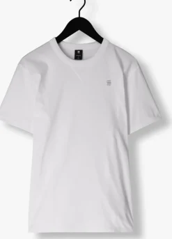 witte g-star raw t-shirt nifous r t