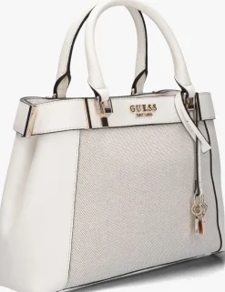 witte guess schoudertas anadela 3 comp satchel