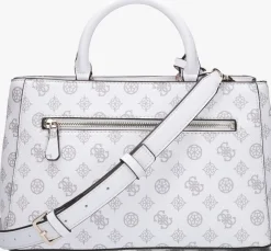 witte guess schoudertas dorys luxury sathel