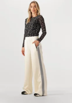 witte haute l'amitié joggingbroek baggy track tall pants