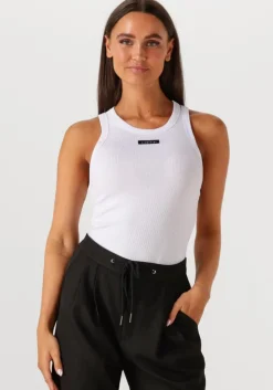 witte haute l'amitié top rib badge tank