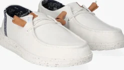 witte heydude instappers wendy washed canvas