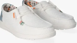 witte heydude instappers wendy boho