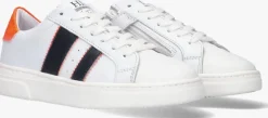 witte hip lage sneakers h1610