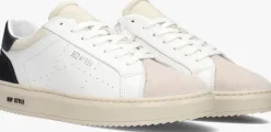 witte hip lage sneakers h1505