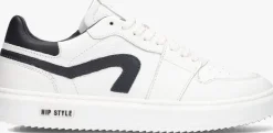 witte hip lage sneakers h1015
