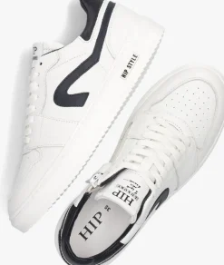 witte hip lage sneakers h1015