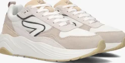 witte hub lage sneakers glide-z